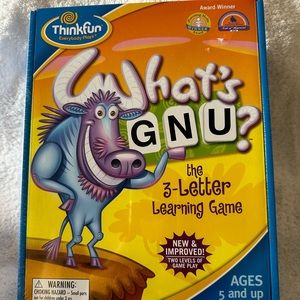 3 for $20. Brand New ThinkFun what’s GNU learning game